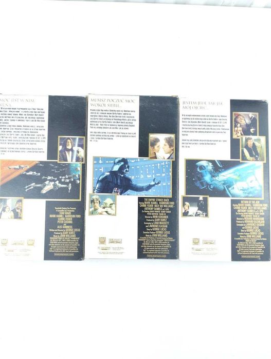 Gwiezdne wojny oryginalna trylogia (4,5,6) kasety VHS