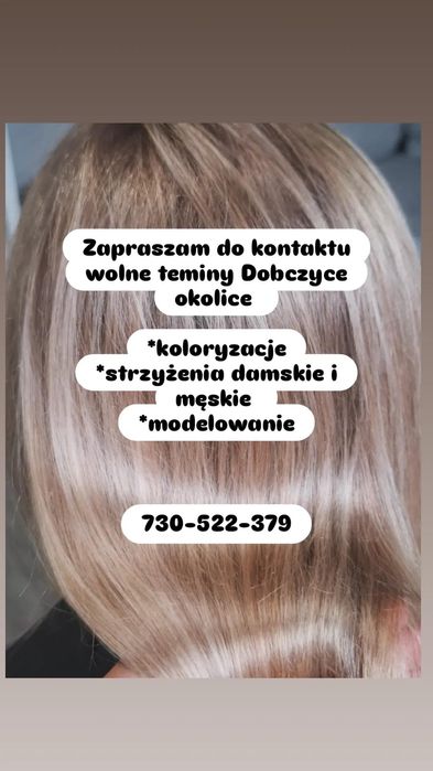 Fryzjer z dojazdem - Dobczyce i okolice