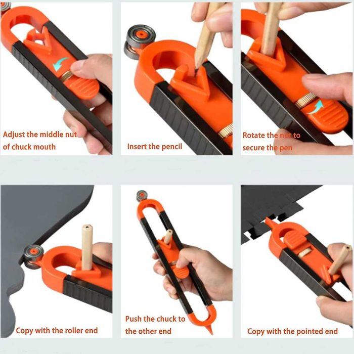 Carpintaria -Ferramenta de Marcação de Madeira Circular/Ângulo/Direito64552213338883121