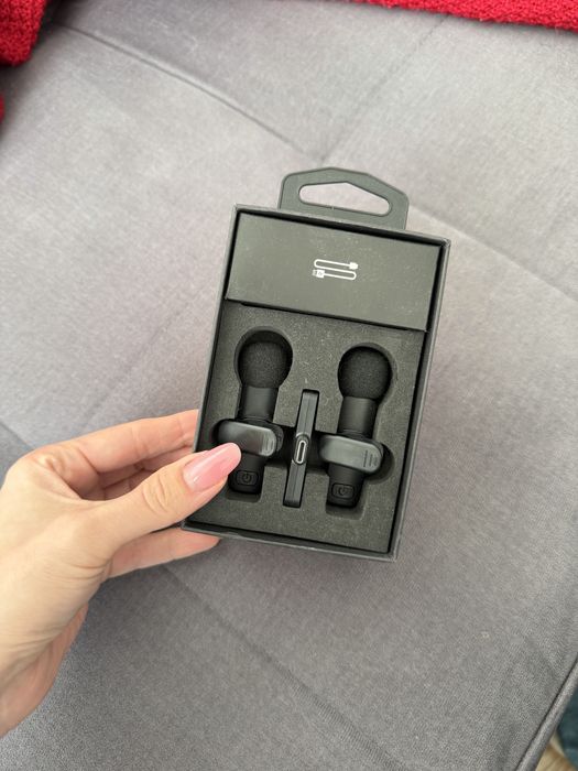 2 mikrofony i adapter do nich