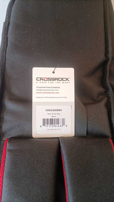 Saco para Baixo NOVO! - CROSSROCK Bass Guitar Bag
