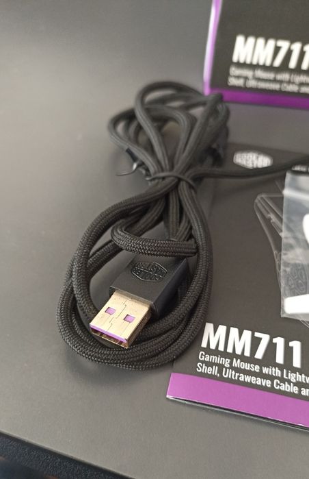 Rato Gaming Cooler Master MM711 (RGB) - Preto Matte