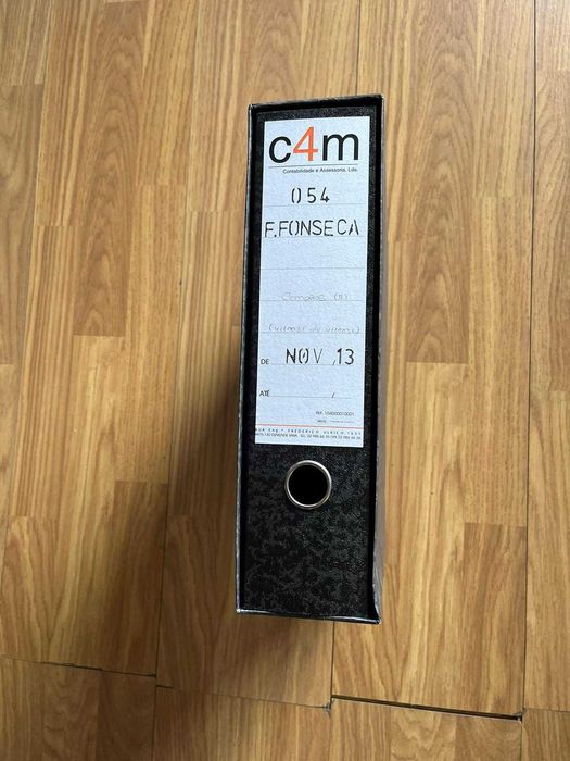 Pasta de Arquivo com caixa Ancor