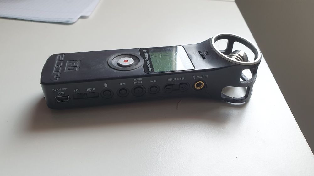 Gravador áudio zoom H1