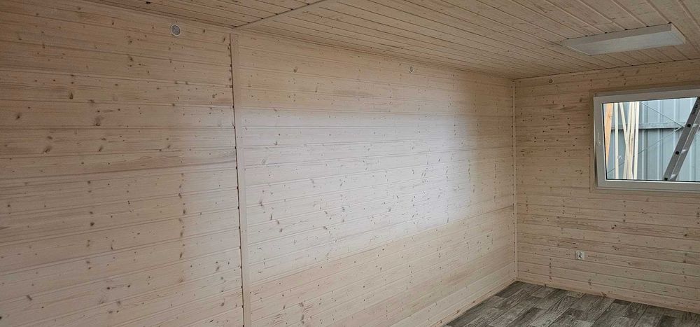 Deska elewacyjna, podbitka, boazeria ŚWIERK 14x121+kubek gratis, SAUNA