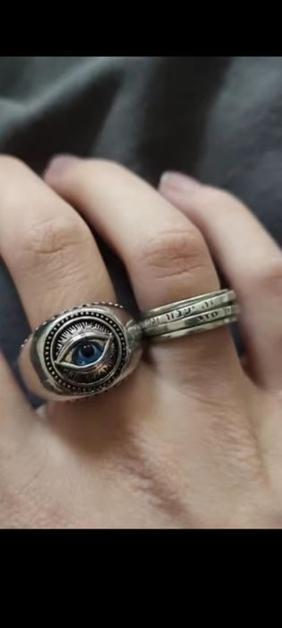 Męski sygnet oko nowość 2026