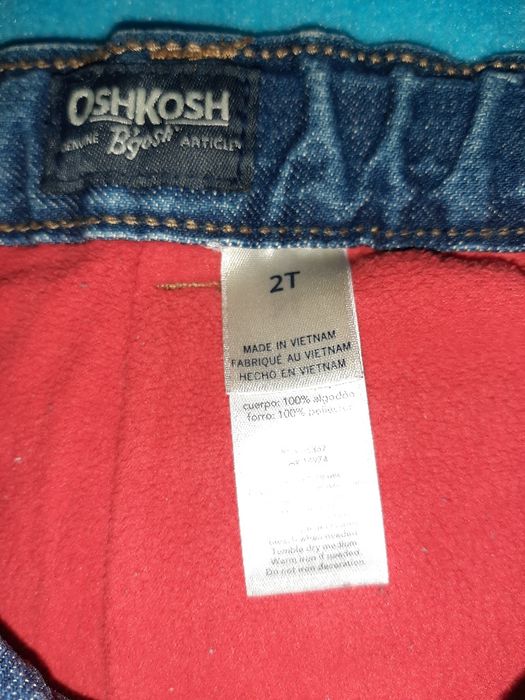 Джинсы утепленные на флисе Oshkosh 2T
