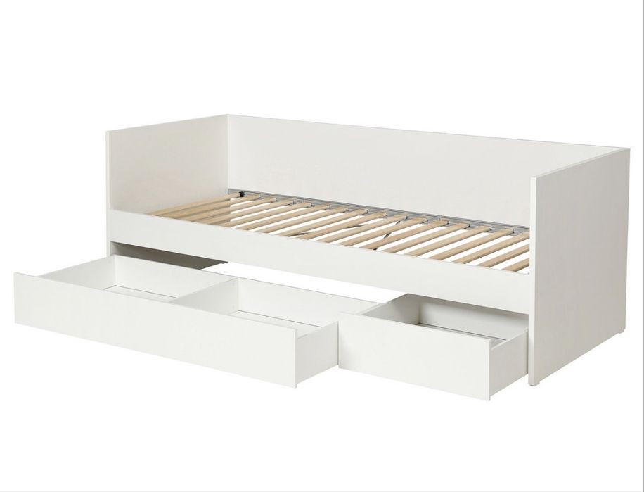 Conjunto de cama solteiro e gavetas + colchao