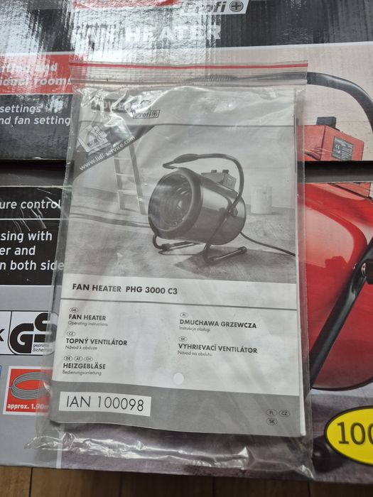 Dmuchawa grzewcza Fan Heater PHG 3000 C3