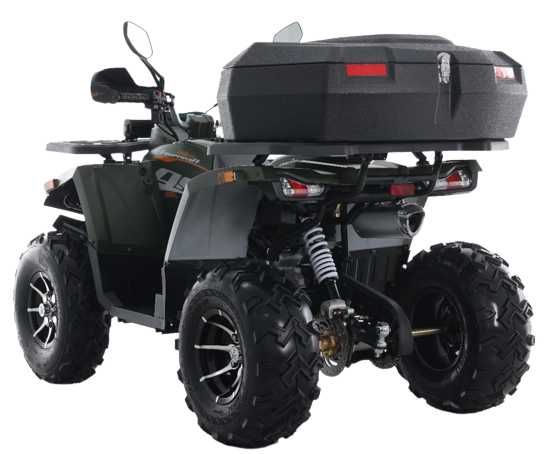 Kufer box EXTRCRAFT tył tylny 78L + OPARCIE/ZAMEK uniwersalny QUAD ATV