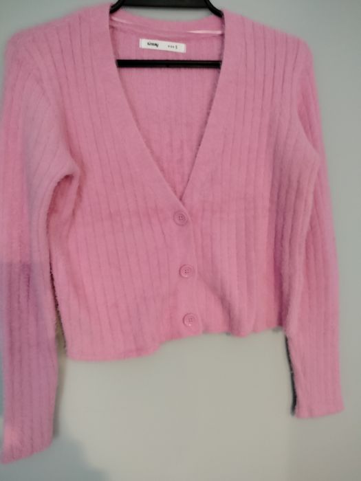 Sweterek różowy S