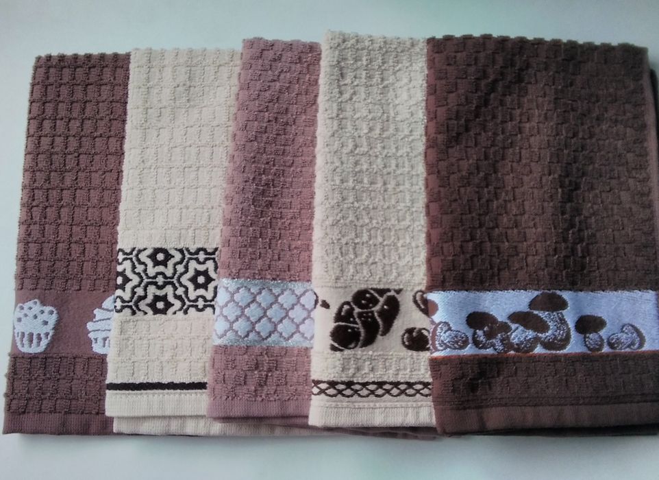 Zestaw ręczniczków kuchennych  - 5 sztuk