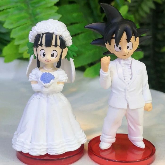 Figuras Casamento Son Goku e Kika