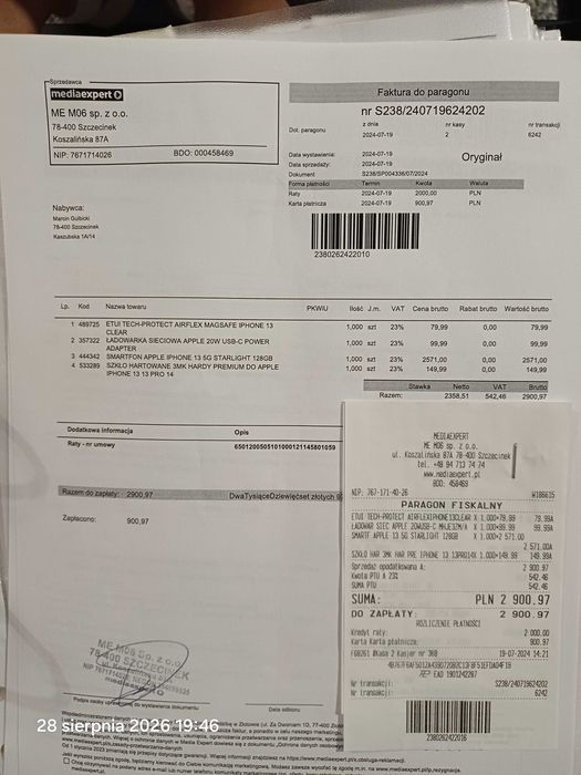 iPhone 13 128GB Biały (Starlight) | BDB Stan | Bateria 88% | Od osoby prywatnej