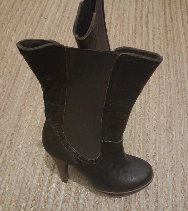 Botas sandálias em pele novas 39 vince camuto