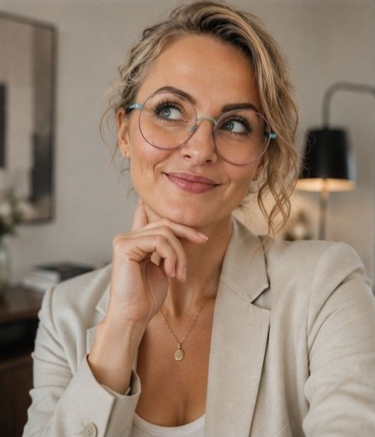 Nowe ! Turkusowo - Fioletowe Okulary Moloka