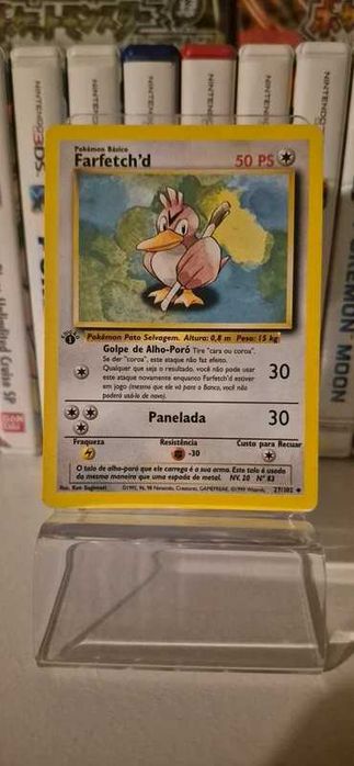 Pokémon TCG Farfetchd Base Set 1 Edição
