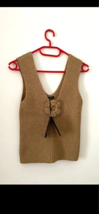 Massimo Dutti  Top sweterkowy