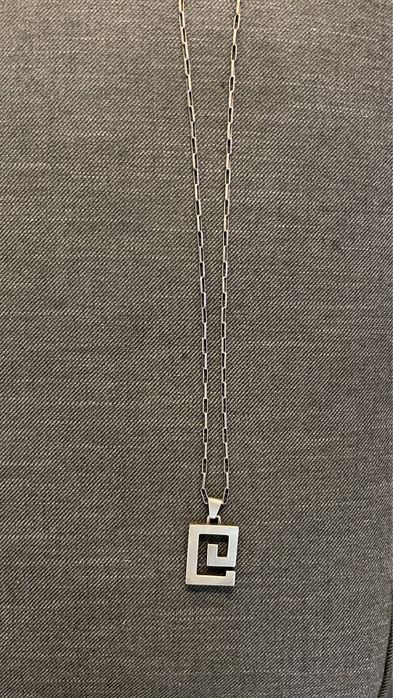 Naszyjnik , łańcuszek z zawieszką srebro hand made