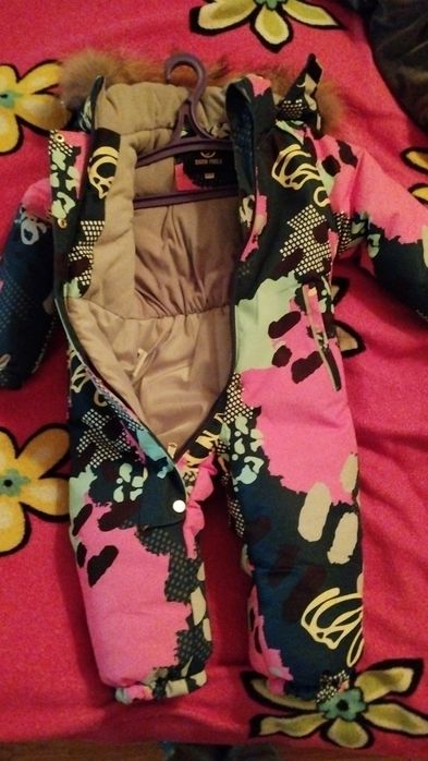 Зимовий комбінезон на дівчинку