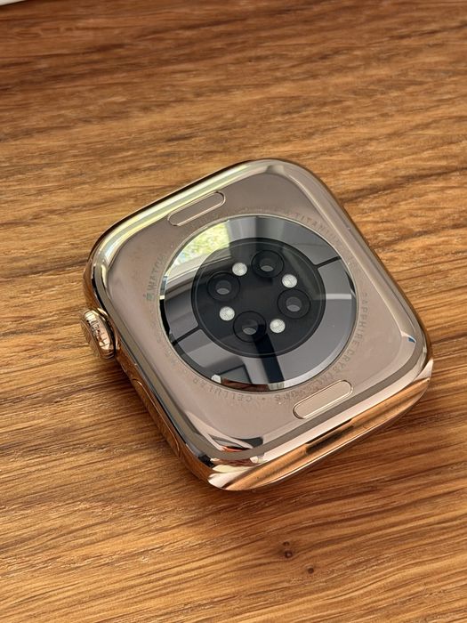 Apple Watch Series 11 42mm Cellular złoty z tytanu + bransoleta mediolańska (Blokada iCloud)