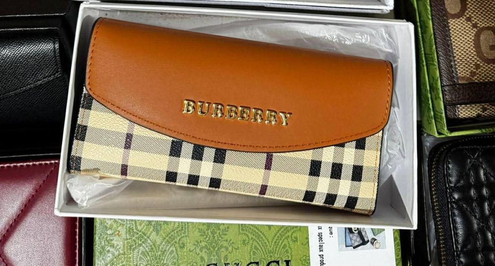 MEGA portfele damskie zapinane