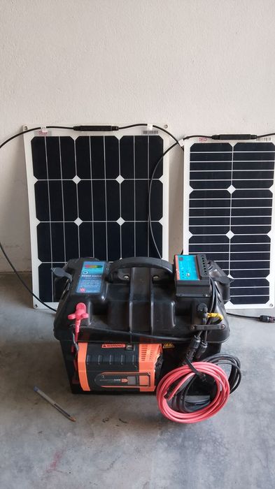 Kit painel solar caravana e autocaravanas novo