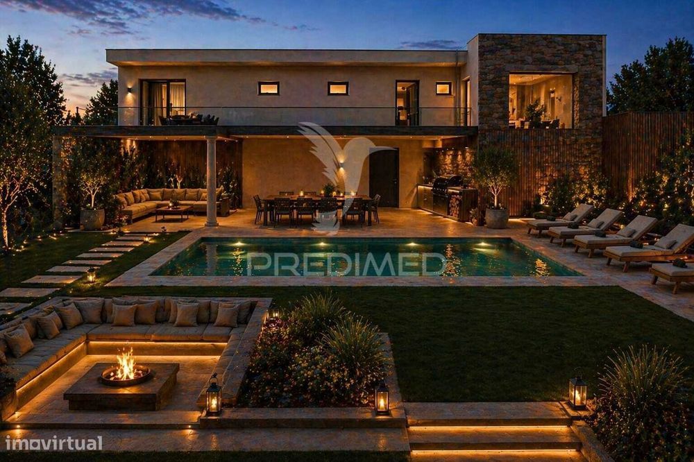 Moradia Térrea de Luxo | 5.000m² | Piscina | Ginásio | Cinema Priva...