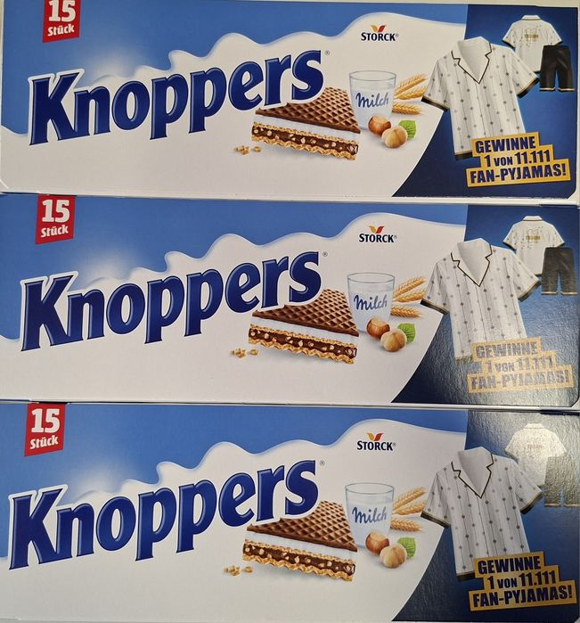 Knoppers wafelki