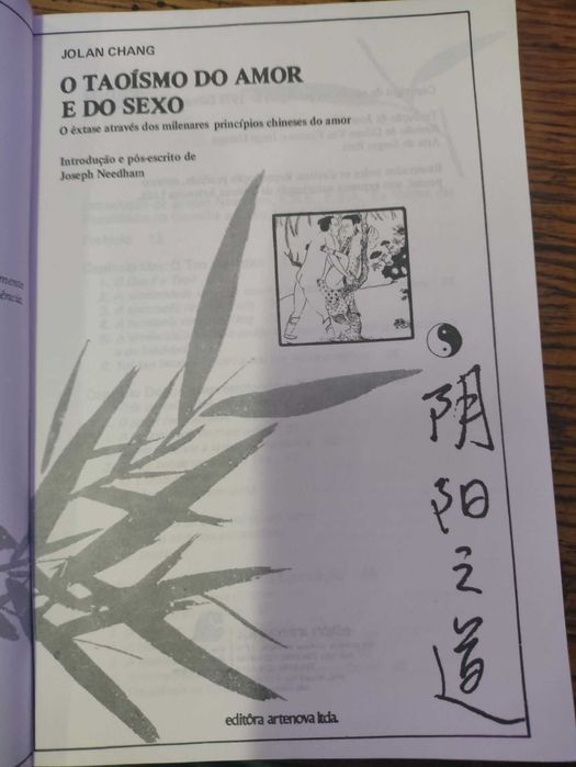 Livro O taoísmo do amor e do sexo - Jolan Chang