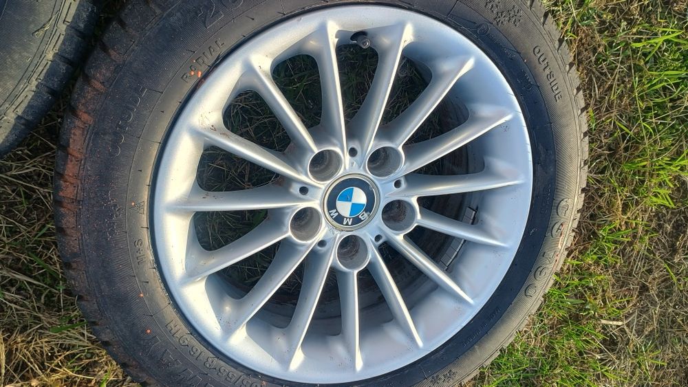 Alufelgi BMW 5x120 16' z oponami zimowymi 205/55