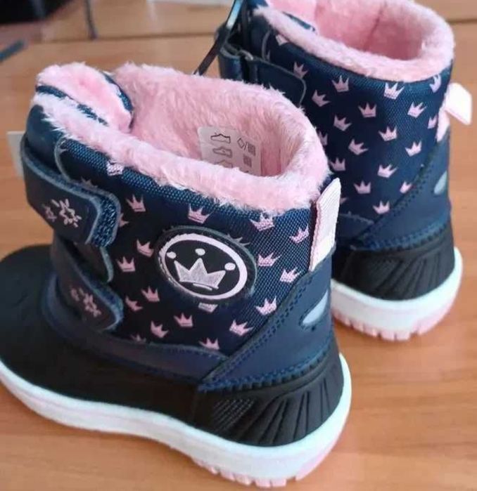 Nowe śniegowce dziewczęce buty zimowe rozmiar 28 Young Style