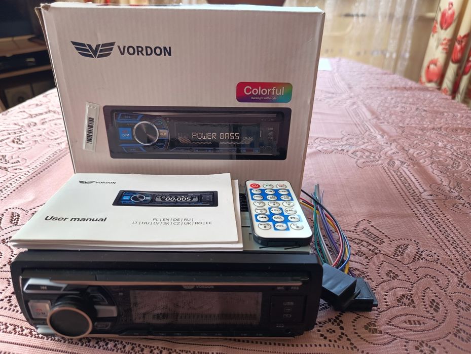 Sprzedam Radio samochodowe 1 DIN Vordon