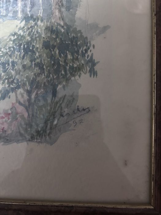 Pintura antiga desenhada