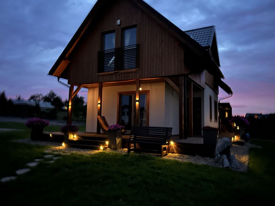Domek na wynajem, balia, sauna, prywatne jakuzzi, na wyłaczność