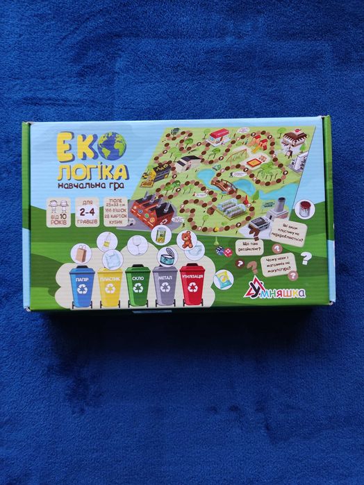 Настільна розвиваюча  гра Еко логіка (Умняшка)в ідеальному стані