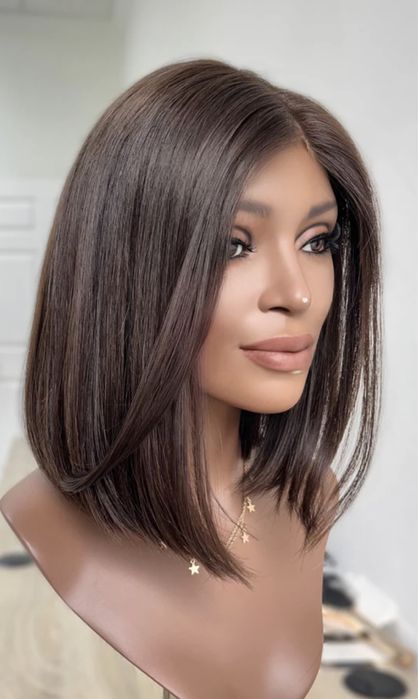 Nowa naturalna peruka lace front 100% ludzki wlos na co dzien