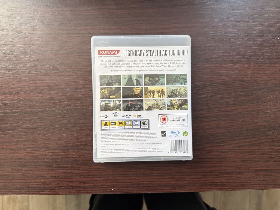 metal gear solid hd collection  ps3