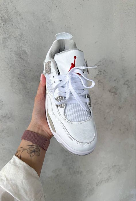 Buty Nike Air Jordan Retro 4 White Oreo 36-40 damskie trampki