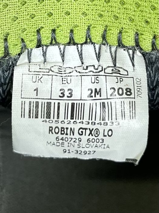 Lowa gore-tex кроссовки полуботинки 33 размер детские трекинговые