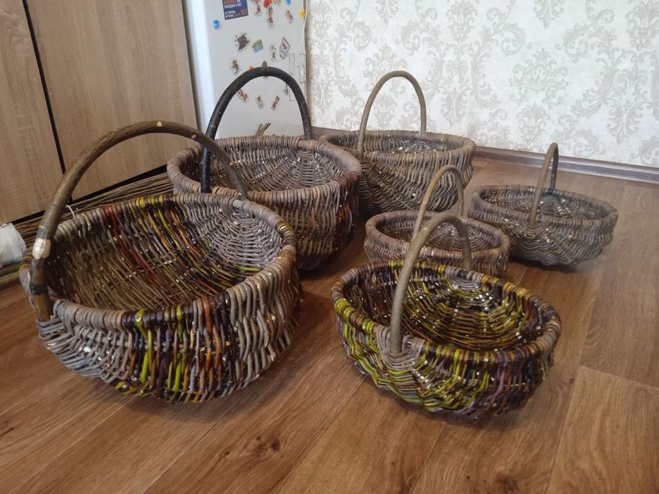 Кошик міні лозоплетіння корзинка для декору декоративна з лози плетена