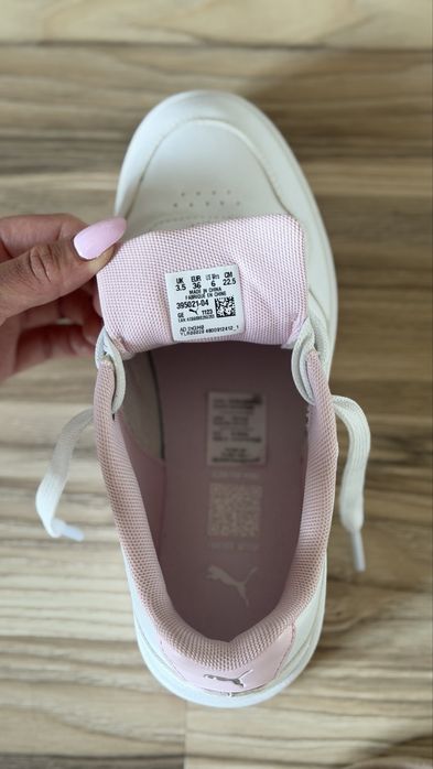 Puma damskie sneakersy biało-różowe r. 36 NOWE