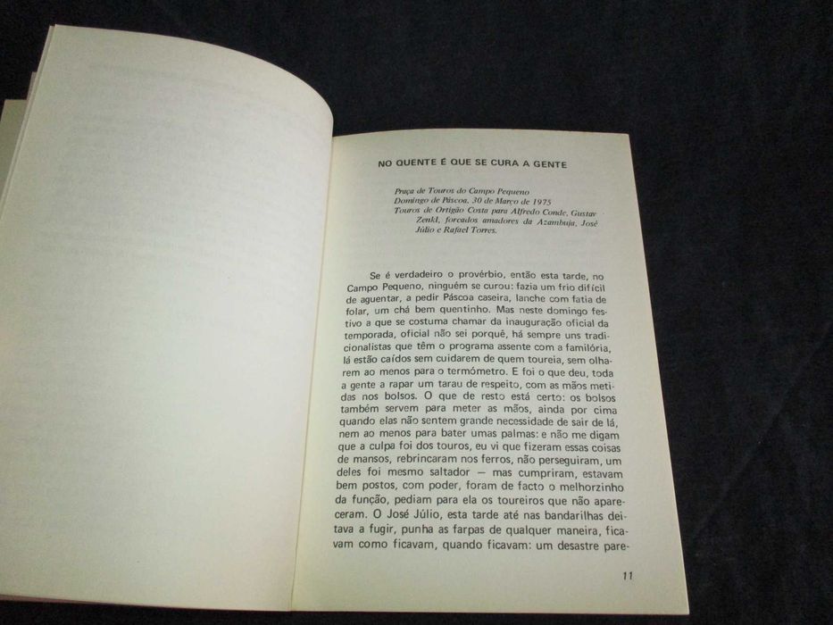 Livro Touros e Provérbios Solilóquio Autografado
