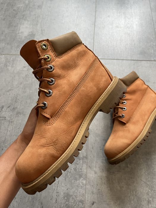 Okazja Buty Zimowe Timberland 6 inch premium koralowe