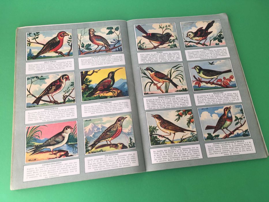 Rara Caderneta História Natural Completa anos 50 Editorial Ibis