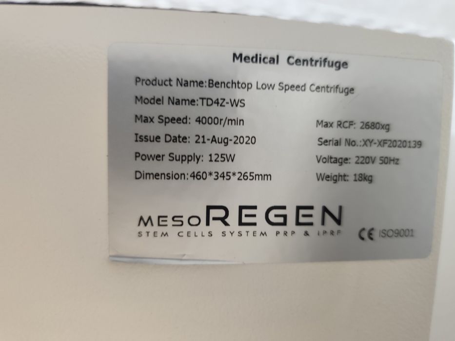 Horyzontalna wirówka do osocza