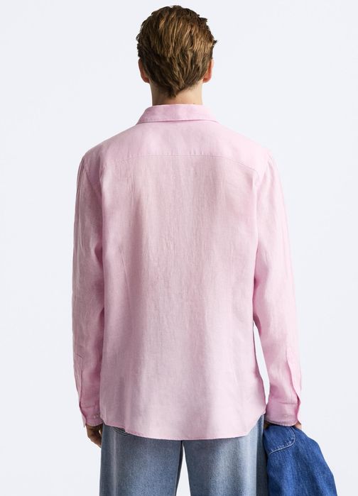 Сорочка зі 100 % льону ZARA
