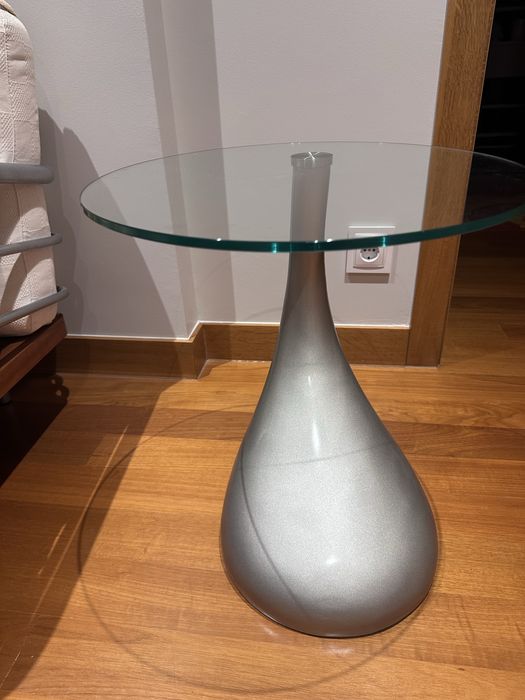 Mesa de Apoio em vidro