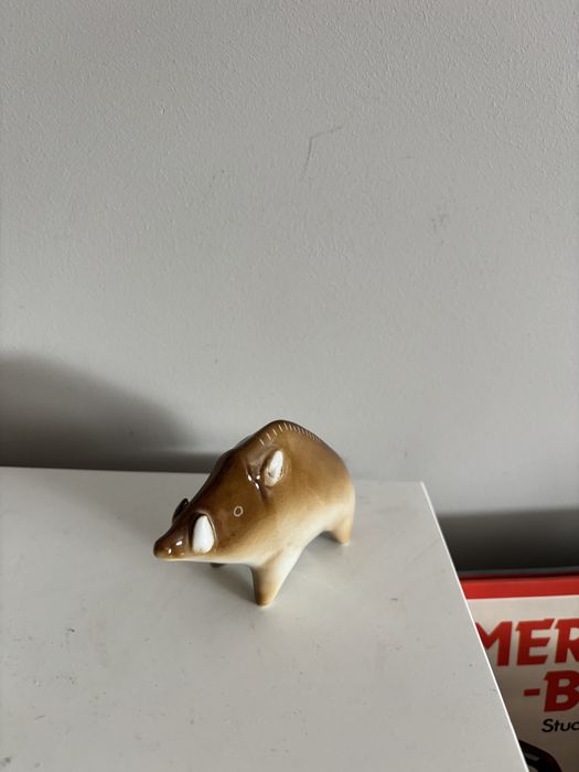 Figurka Dzik Zsolnay retro prl