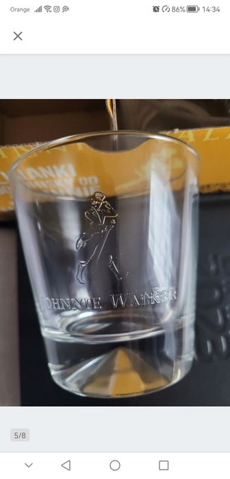 Szklanki do whisky johnnie walker